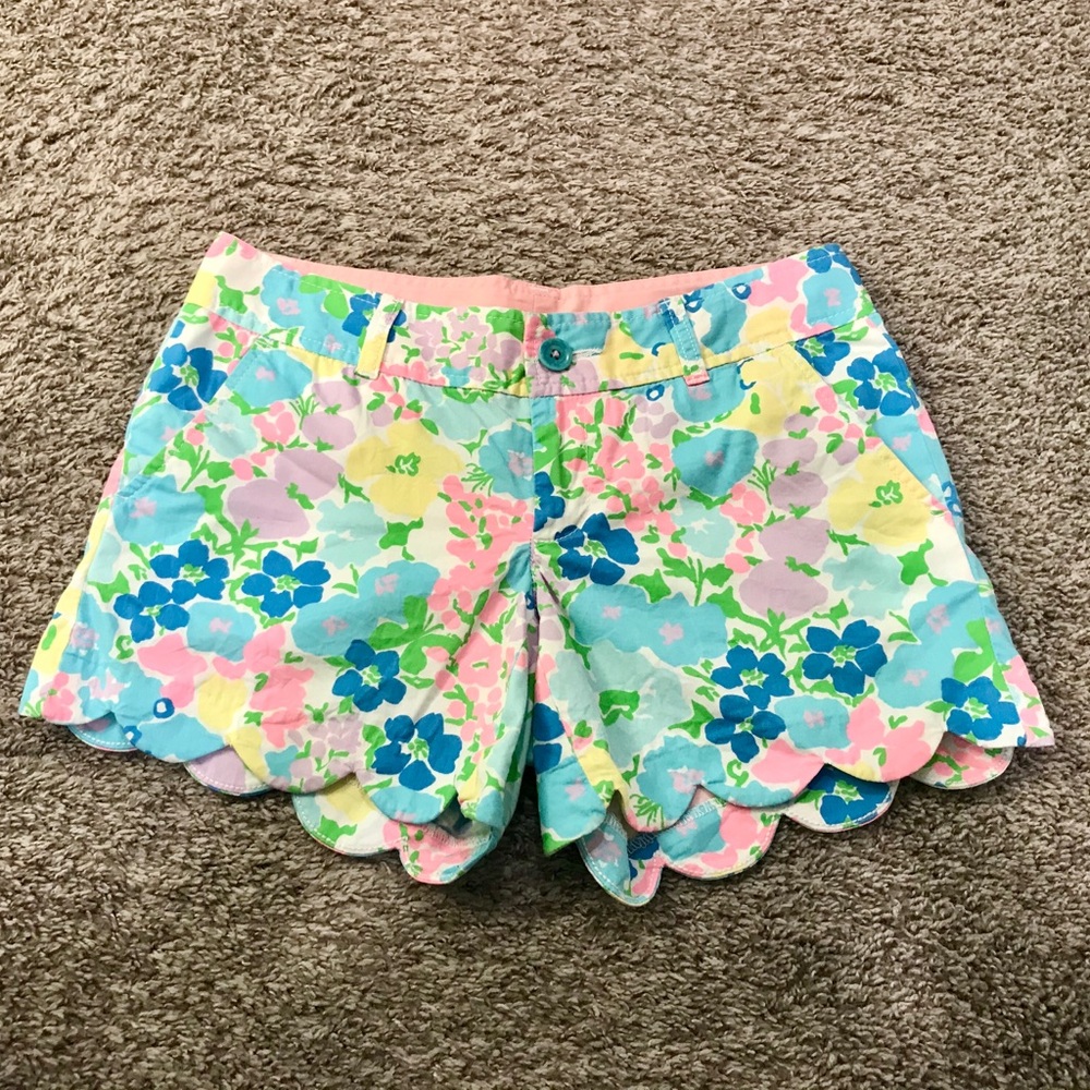 Lilly Pulitzer Spring Fling Buttercup Shorts 2
